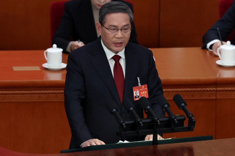 Kinas premiärminister Li Qiang