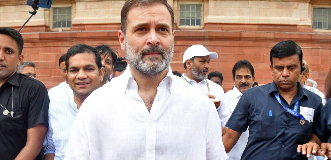 Rahul Gandhi söker undersöka aktiemarknadsrörelser under valet i Indien Rahul Gandhi söker undersöka aktiemarknadsrörelser under valet i Indien