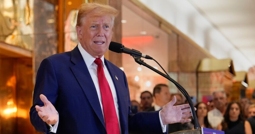 Trumpkampanjen säger att den samlade in 141 miljoner dollar i maj, förstärkt av fällande dom

