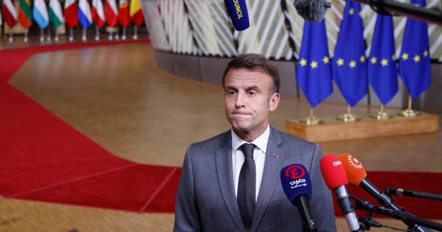 Macron tappar inflytande mot europeiska frihandlare när han kämpar på Macron tappar inflytande mot europeiska frihandlare när han kämpar på hemmaplan