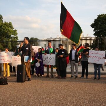 ‘No to the Taliban!’ Afghans Gather in Washington to Demand Action