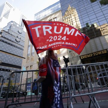 Trump-vinst skapar stor rally i aktier

