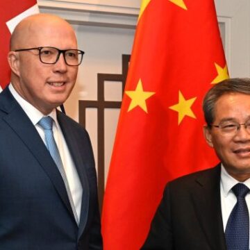 Australia&rsquo;s Opposition Leader Softens Tone on China, With Election in Mind