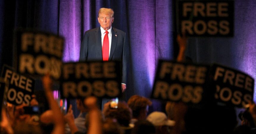 Grundare av läkemedelsmarknaden Ross Ulbricht talar ut efter Trump Pardon

