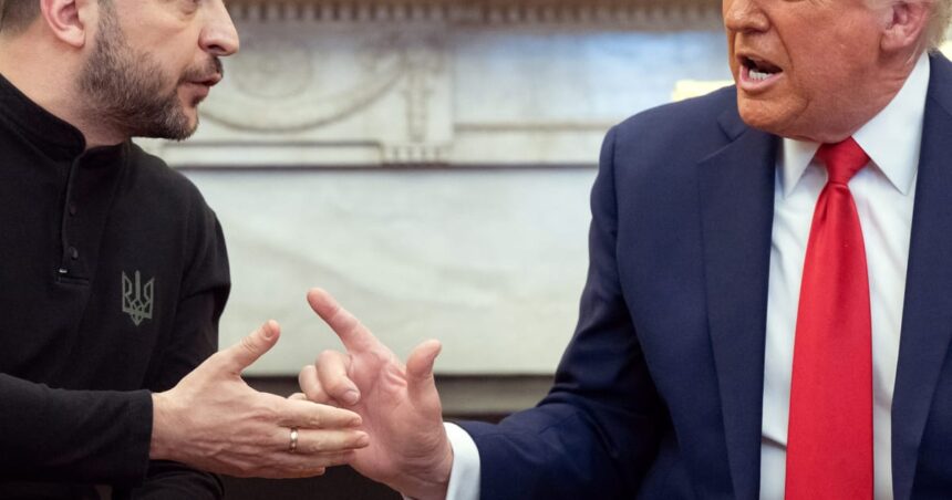 "Free World behöver en ny ledare": Europa försvarar Zelenskyy efter Trump Attack
