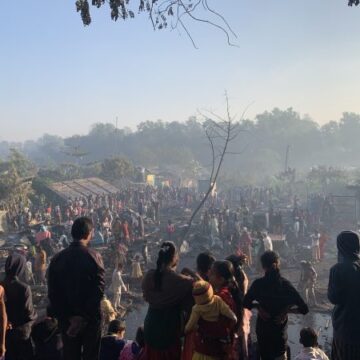 In Photos: Rohingya Refugees’ Trial by Fire