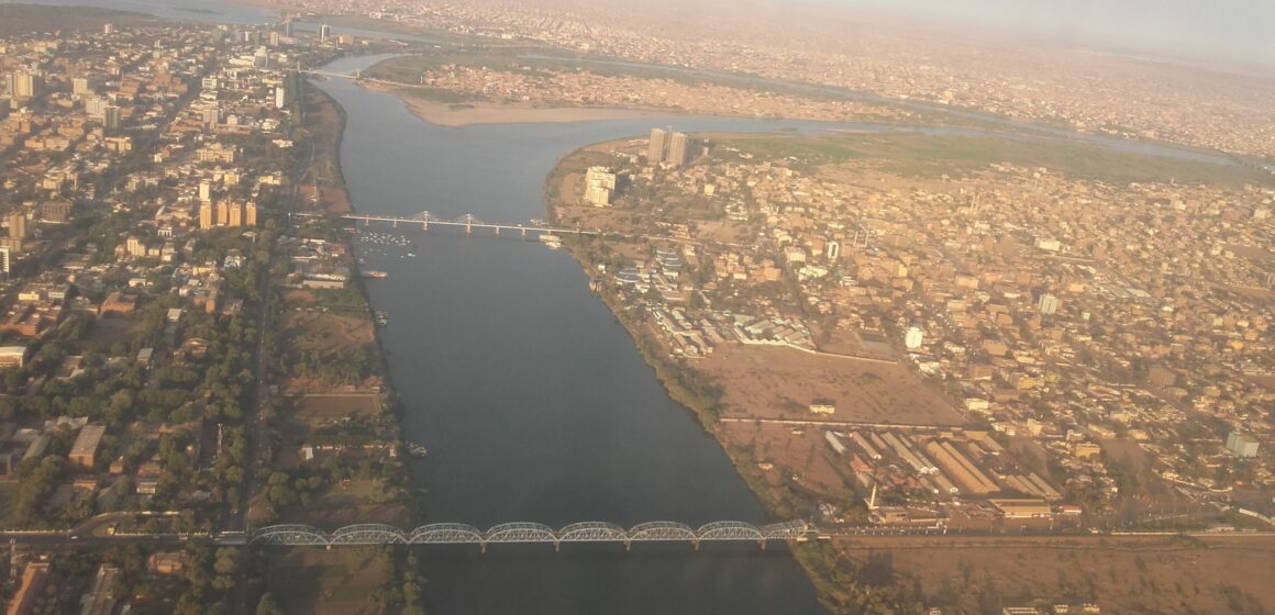 Khartoum from the sky. Control over the city