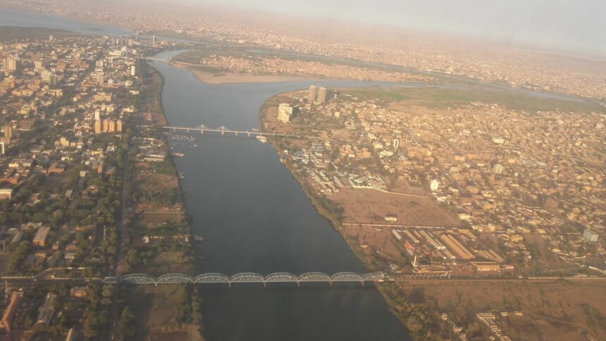 Khartoum from the sky. Control over the city