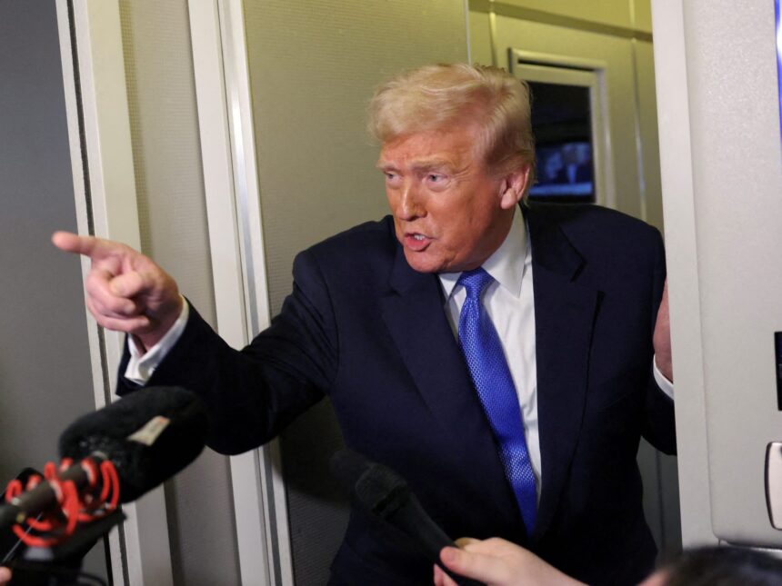 Trump avvisar att utesluta USA: s lågkonjunktur när tullar talade investerare

