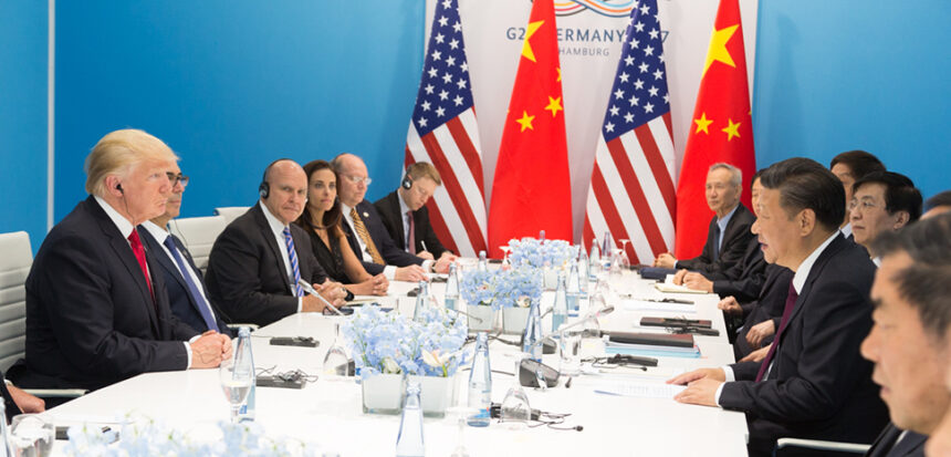 cc Flickr Trump White House, modified, President Donald J. Trump and President Xi Jinping 