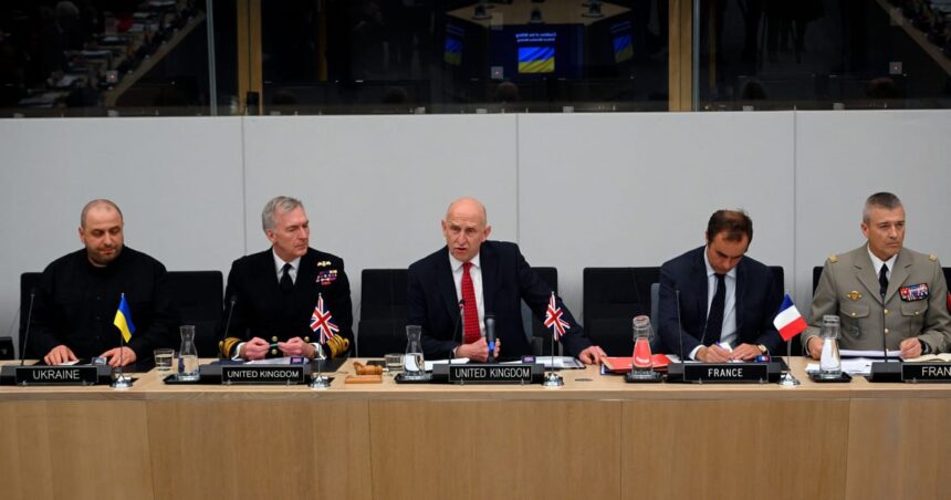 Ukraina allierade håller samtal för att säkra en icke-existerande fred
