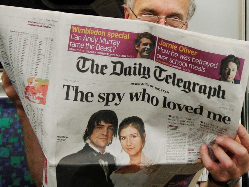 Det amerikanska investeringsföretaget Redbird för att köpa Storbritanniens Daily Telegraph -tidning

