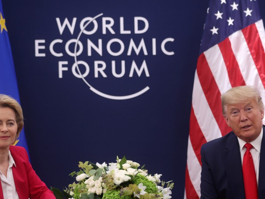 Trump rader tillbaka Tariffhot för att komma överens om EU: s handelspratsförlängning


