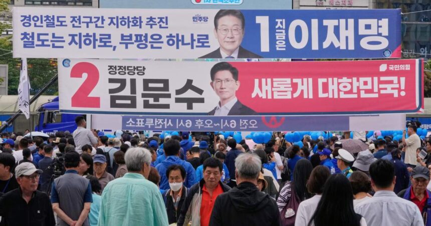 Sydkoreas presidentval syftar till att återställa demokratiska referenser

