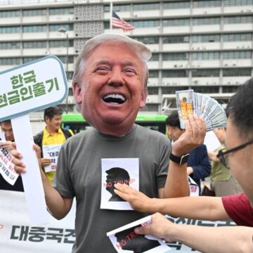 I Sydkorea placerar Trumps tullhot oss kärleksaffär under belastning

