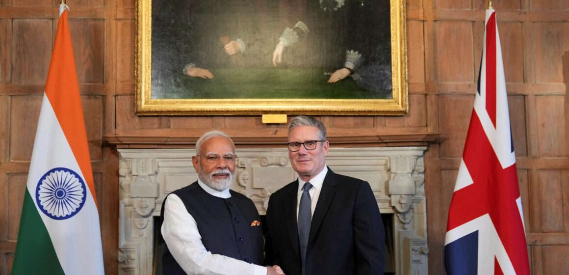 Storbritannien och Indien undertecknar frihandelsavtal under Modi -besök

