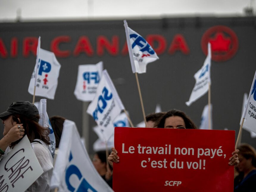 Air Canada Flight -deltagare för att fortsätta strejka trots regeringens ordning

