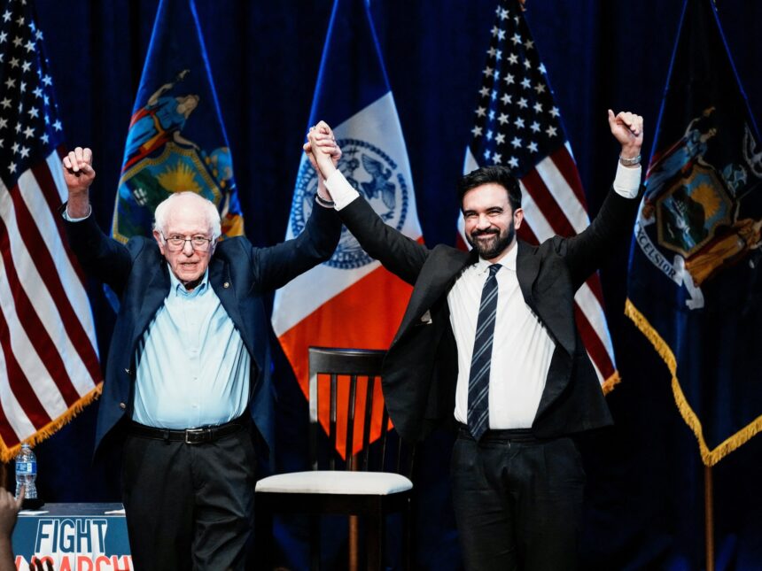 Sanders, Mamdani rally progressiva väljare som NYC -borgmästares ras intensifieras

