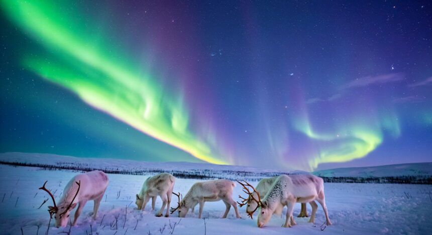 Dessa albino-renar som observerats i Lappland fascinerar forskarna