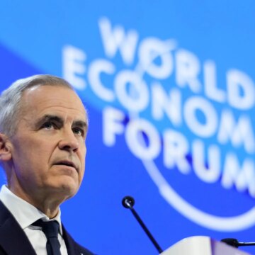 'Ruptur i världsordningen': Tal av Carney, världsledare i Davos

