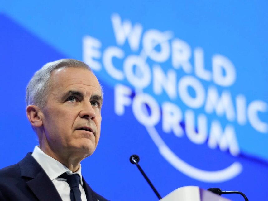 'Ruptur i världsordningen': Tal av Carney, världsledare i Davos


