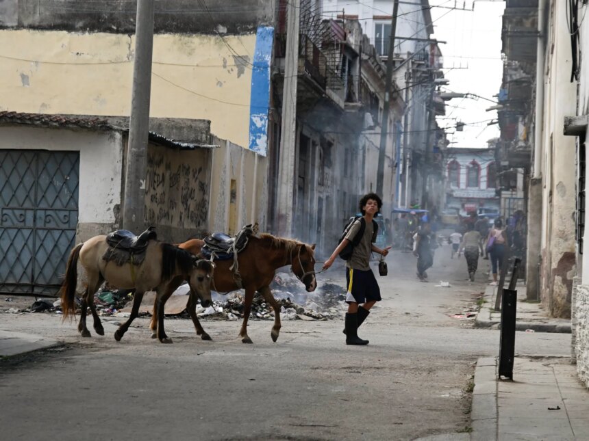 Protester bryter ut på Kuba när USA:s restriktioner utlöser mat, energibrist

