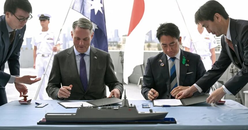 Australien och Japan undertecknar kontrakt för 7 miljarder USD krigsfartyg

