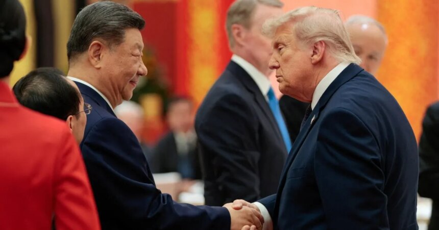 "Klarla aldrig till det": Vad Xi och Trump sa under dag ett av samtalen i Peking

