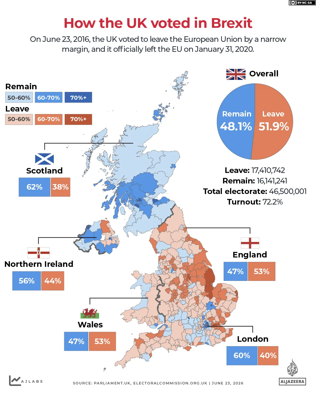 INTERAKTIV Hur Storbritannien röstade i Brexit-omröstningsresultat karta-1782201922