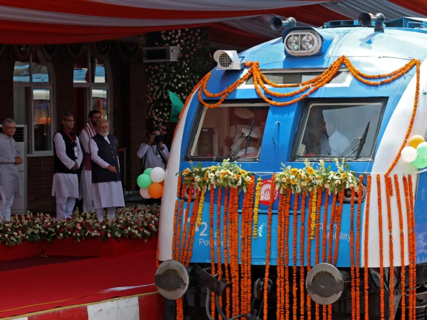 Indien lanserar vätgasdrivna tåg som en del av hållbarhetsarbetet Indien lanserar vätgasdrivna tåg som en del av hållbarhetsarbetet
