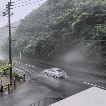 Typhoon Dolphin träffar Japan, på väg mot Kina

