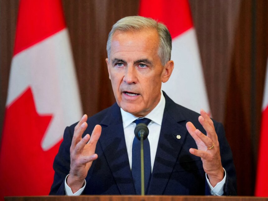 Mark Carney presenterar Kanada för globala investerare mitt i USA:s handelskrig

