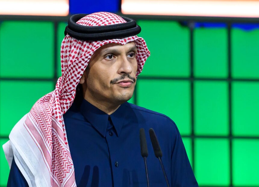 Qatars premiärminister beskriver nedfallet från USA-Israels krig mot Iran som "jordbävning"

