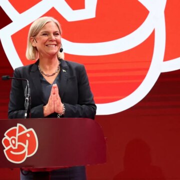 Sveriges vänsteroppositionsledare inleder ansträngningar för att bilda regering Sveriges vänsteroppositionsledare inleder ansträngningar för att bilda regering