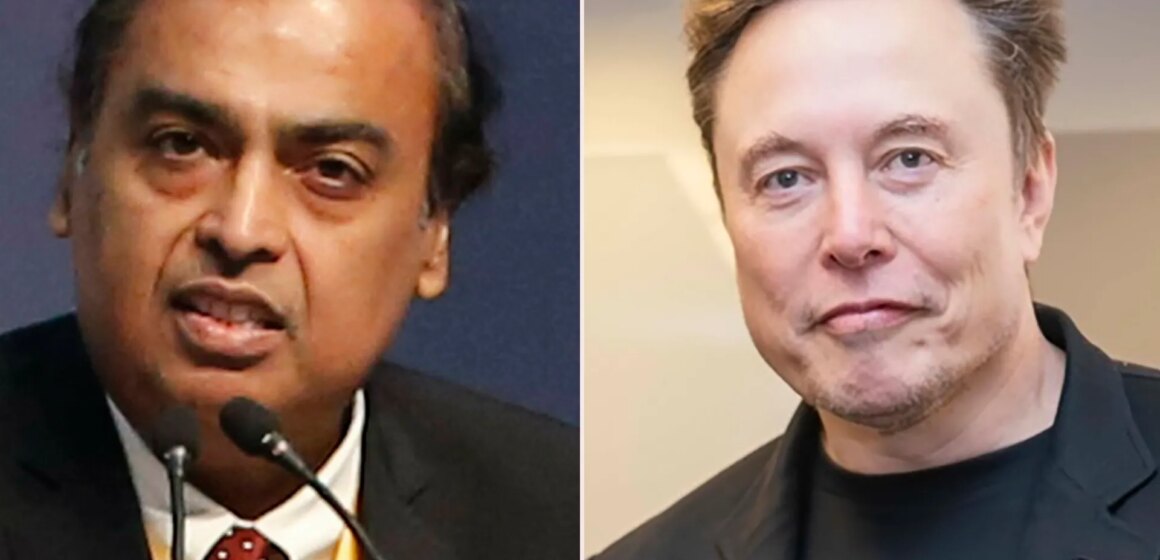 Musk lovar "prisvärd" Starlink i Indien när han eskalerar fejd med Ambani

